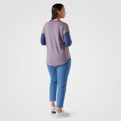 Alternative view of Smartwool Merino Women's Shadow Pine Colorblock Crew Sweater