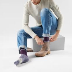 Alternative view of Smartwool Merino Women's Everyday Color Block Cable Crew Socks