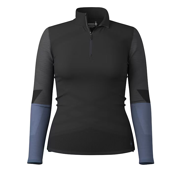Smartwool Merino Women's Intraknit? Thermal Merino Base Layer Colorblock 1/4 Zip - Image 2