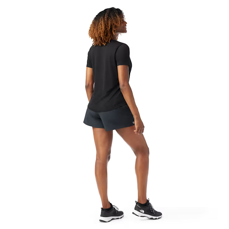 Smartwool Merino Women's Active Ultralite V-Neck Short Sleeve - Image 2