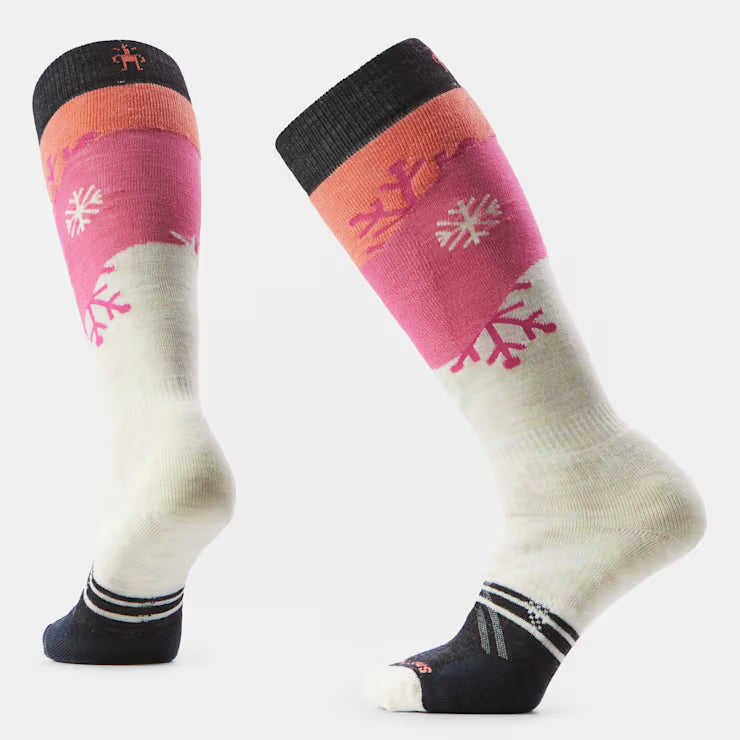 Smartwool Merino Women's Ski Snowpocalypse Pattern Over The Calf Socks