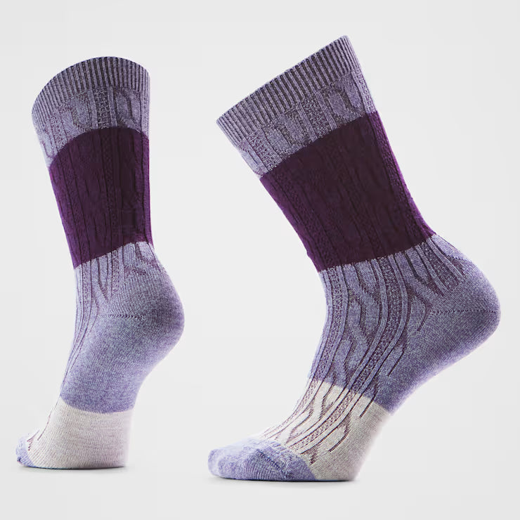 Smartwool Merino Women's Everyday Color Block Cable Crew Socks