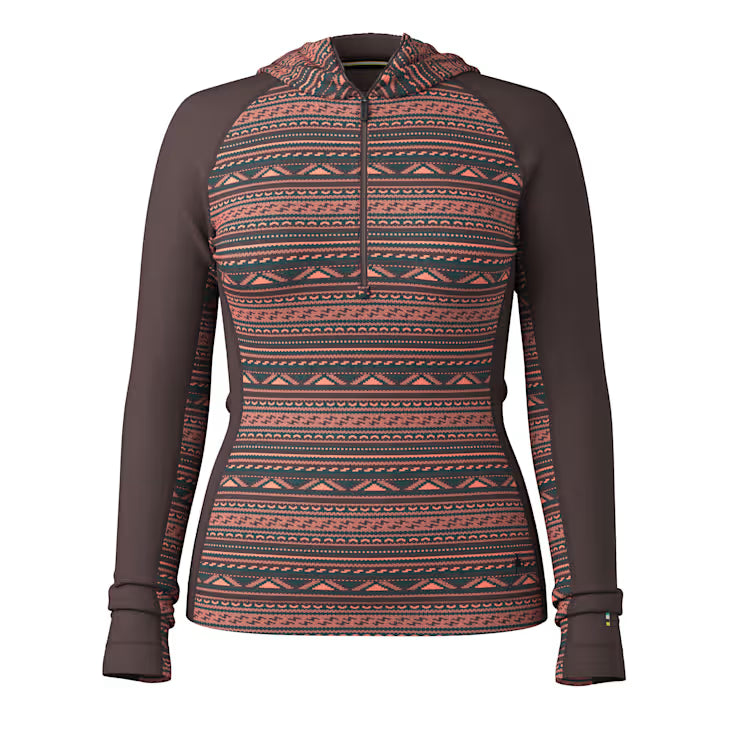Smartwool Merino Women's Classic Thermal Merino Base Layer 1/2 Zip Hoodie - Image 3