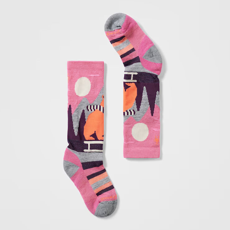Smartwool Merino Kids' Ski Sleigh Bear Over The Calf Socks