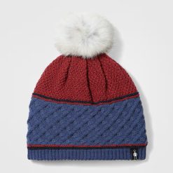 Alternative view of Smartwool Merino Cable Knit Colorblock Pom Beanie