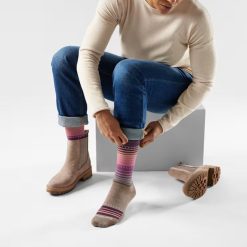 Alternative view of Smartwool Merino Women's Everyday Stitch Stripe Crew Socks
