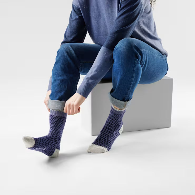 Smartwool Merino Women's Everyday Cozy Popcorn Polka Dot Crew Socks - Image 2