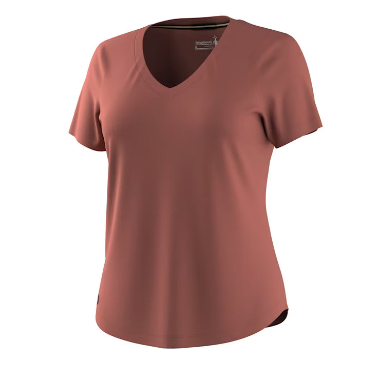 Smartwool Merino Women's Active Ultralite V-Neck Short Sleeve - Image 3