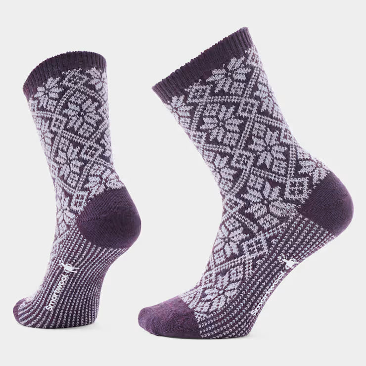 Smartwool Merino Women's Everyday Cozy Traditional Snowflake Crew Socks
