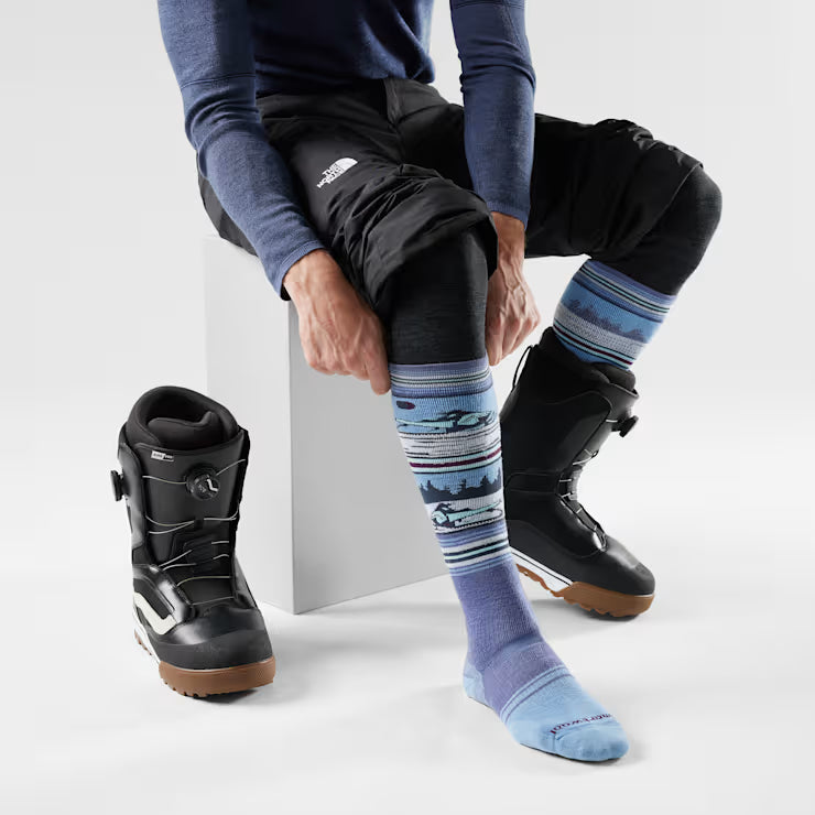 Smartwool Merino Snowboard Snowmobile Over The Calf Socks - Image 2