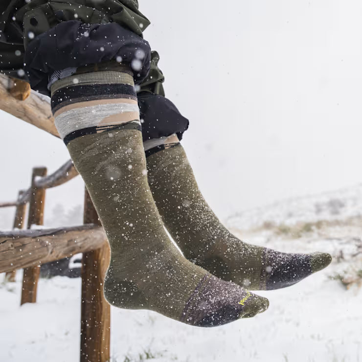 Smartwool Merino Snowboard Mountain Sunrise Over The Calf Socks - Image 2