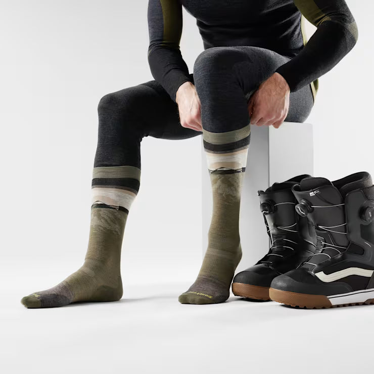 Smartwool Merino Snowboard Mountain Sunrise Over The Calf Socks - Image 3