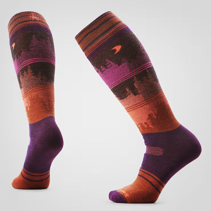 Smartwool Merino Women's Snowboard Twilight Vista Over The Calf Socks