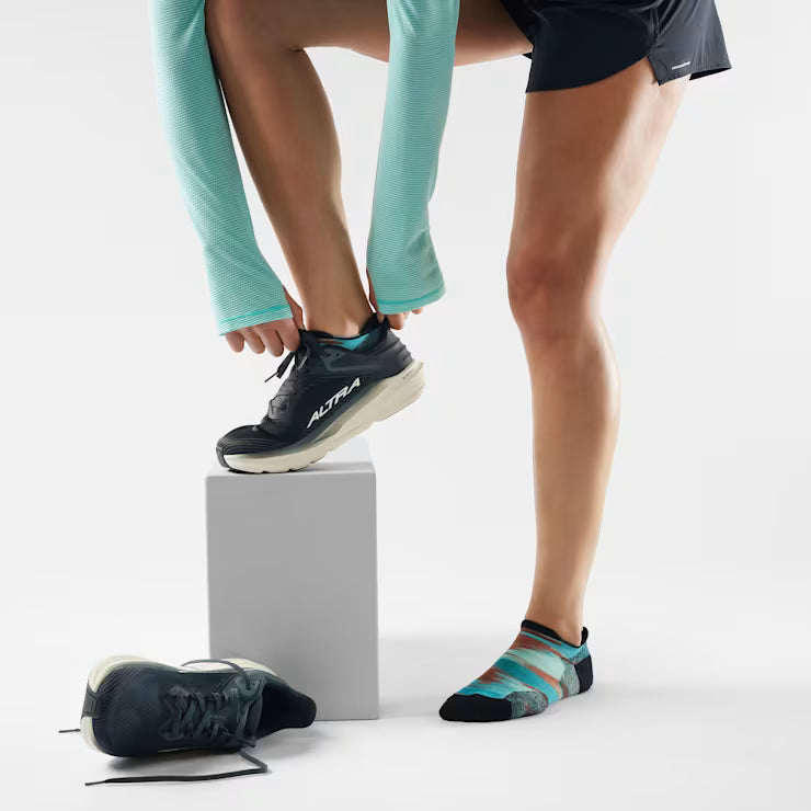 Smartwool Merino Women's Run Brushed Print Low Ankle Socks - Image 2