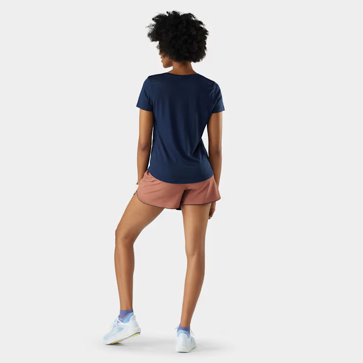 Smartwool Merino Women's Active Ultralite V-Neck Short Sleeve - Image 2