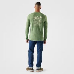 Alternative view of Smartwool Merino Men's Merino Hemp Blend Gear Up Long Sleeve Graphic Tee