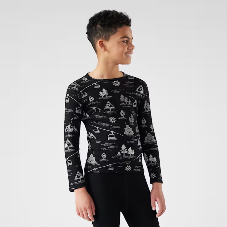Smartwool Merino Kids' Classic Thermal Merino Base Layer Crew - Image 2