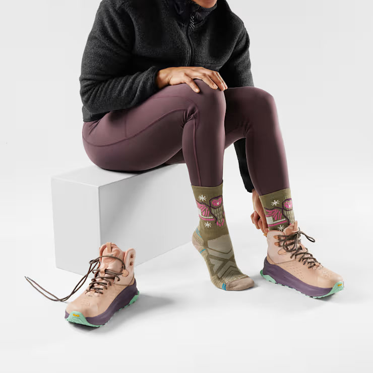 Smartwool Merino Women's Hike Hoo Who Crew Socks - Image 2