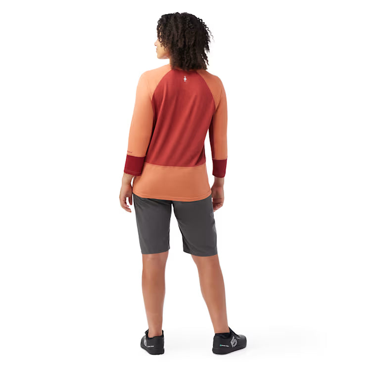 Smartwool Merino Women's Mountain Bike 3/4 Sleeve Jersey - Image 2