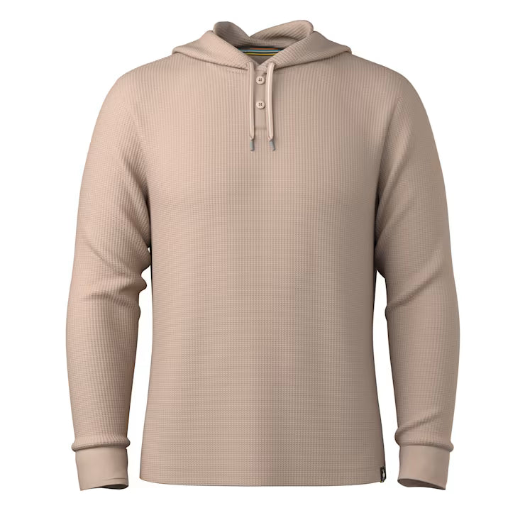 Smartwool Merino Men's Waffle Henley Hoodie - Image 3