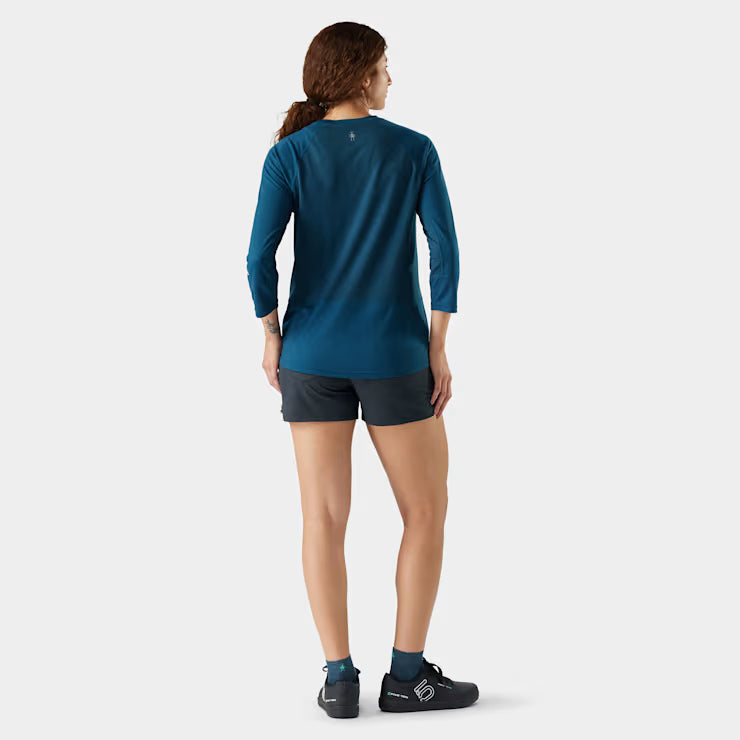 Smartwool Merino Women's Mountain Bike 3/4 Sleeve Jersey - Image 2