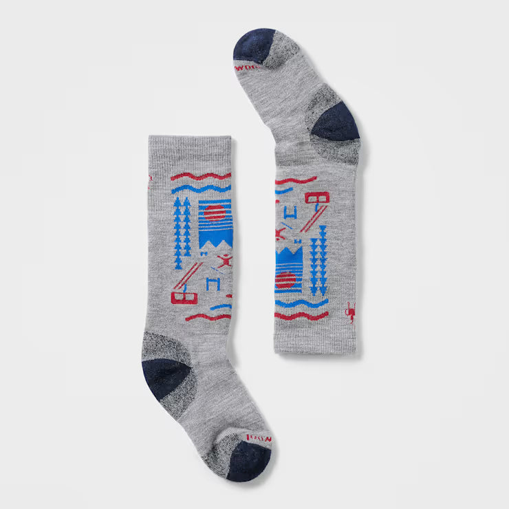 Smartwool Merino Kids' Wintersport Ski Day Over The Calf Socks