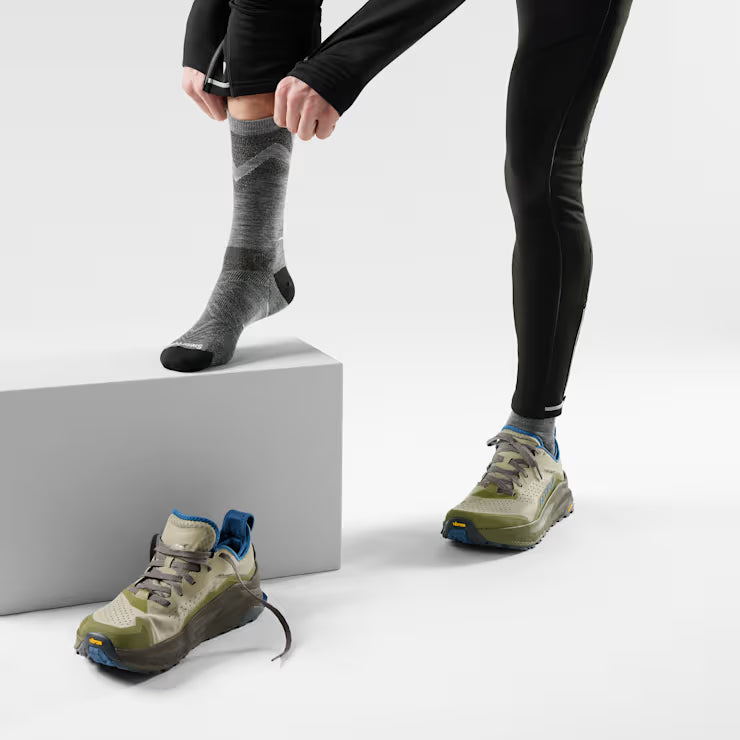 Smartwool Merino Run Mid Crew Pattern Socks - Image 2
