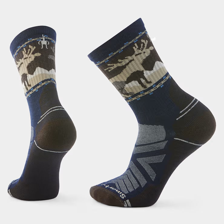 Smartwool Merino Hike Mountain Moose Crew Socks
