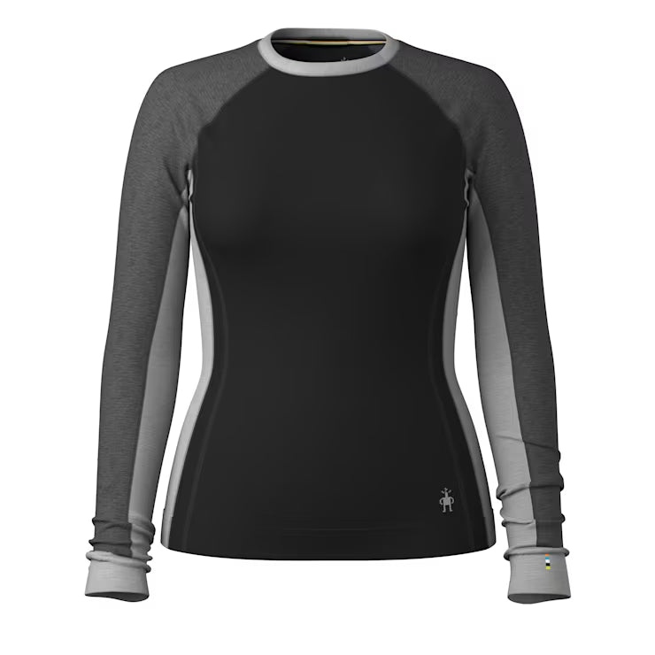 Smartwool Merino Women's Classic Thermal Merino Base Layer Colorblock Crew - Image 2