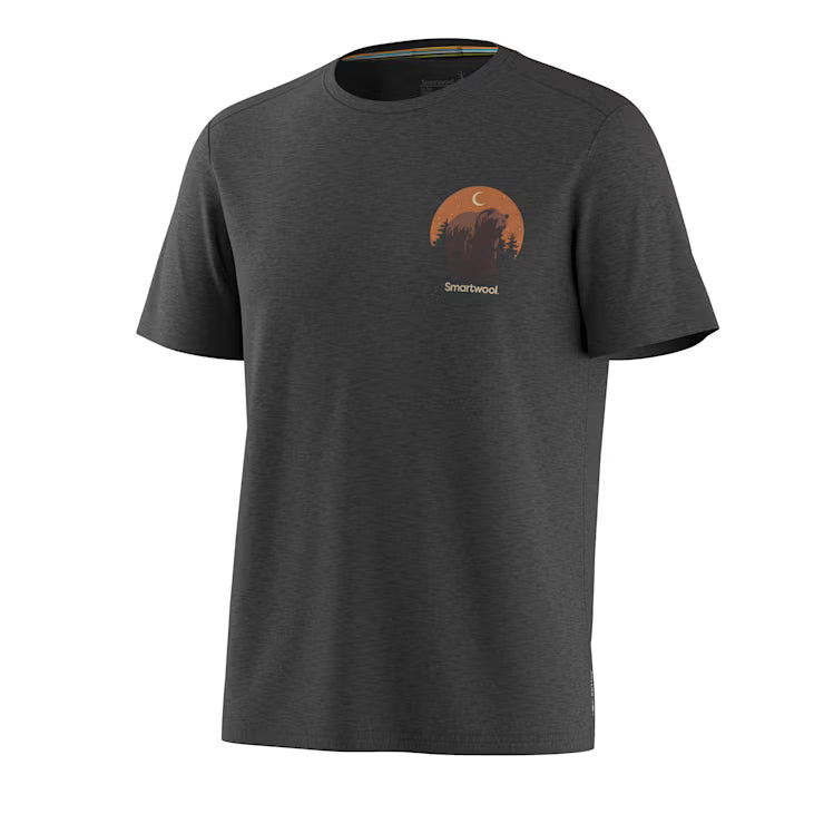 Smartwool Merino Men's Lunar Bear Active Short Sleeve Graphic Tee - Image 2