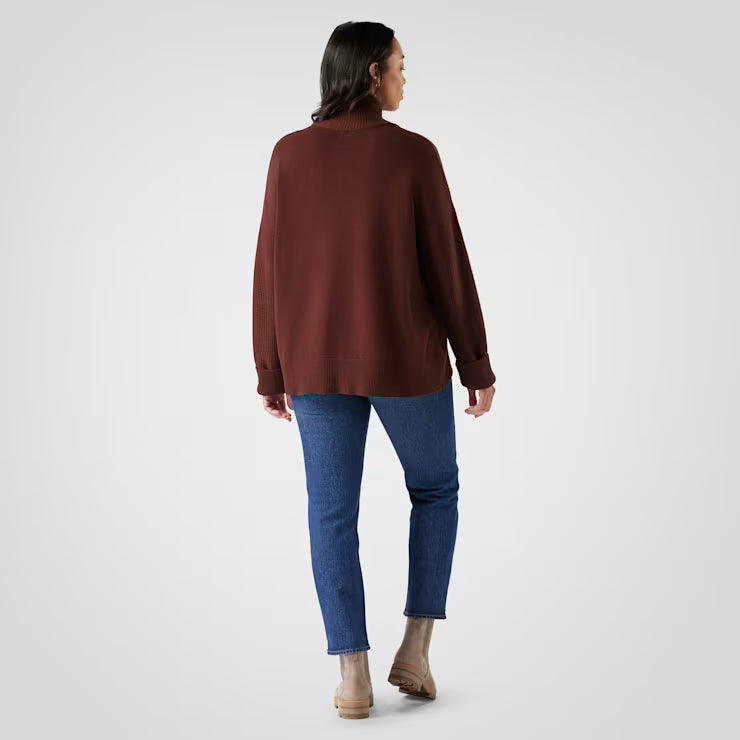 Smartwool Merino Women's Edgewood Cowl Neck Sweater - Image 2